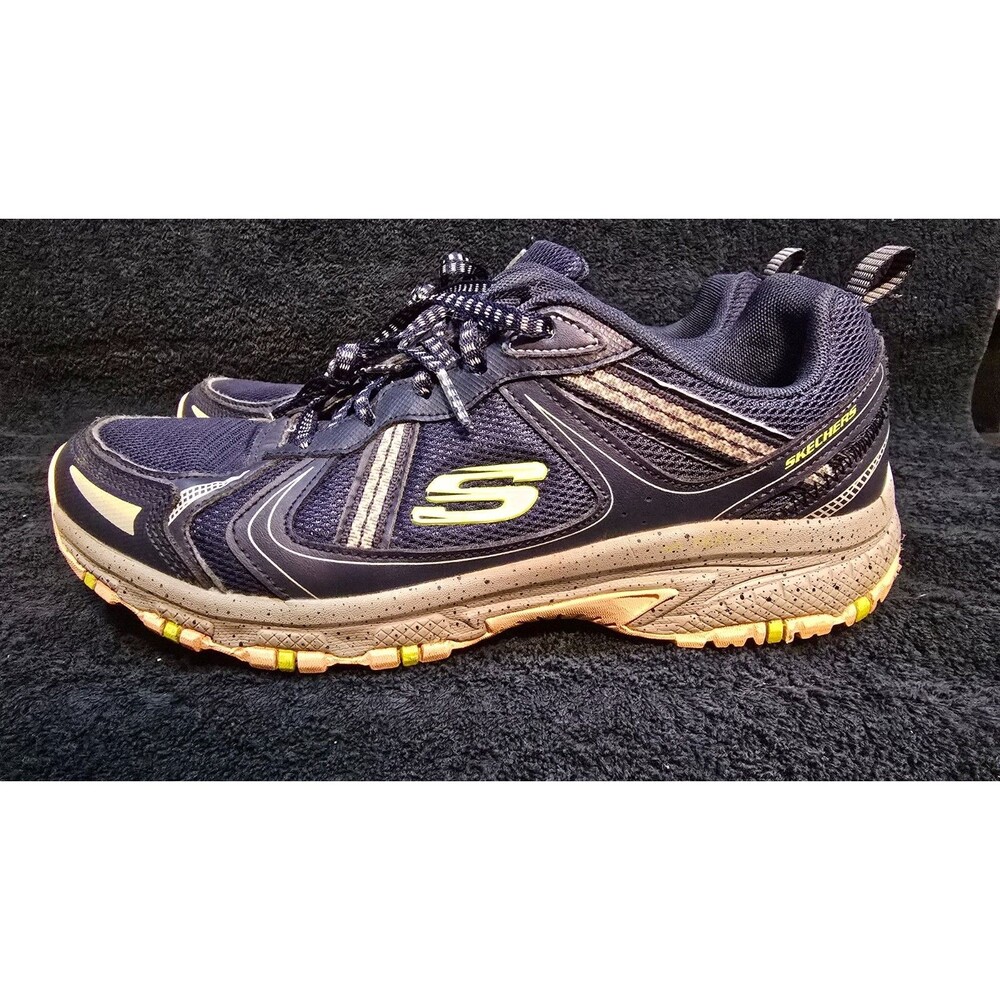 Skechers Trail Womens 10 Navy Gray Hiking Walking Shoes 149820 Medium